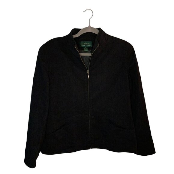 Ralph Lauren Womens Black Wool Jacket - Picture 4 of 7